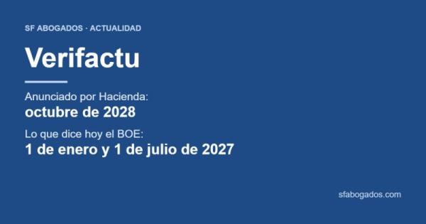 Verifactu se aplaza otra vez: lo que se sabe y lo que conviene hacer ahora