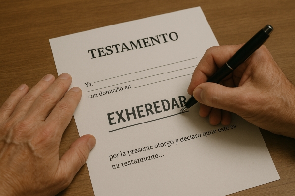 ¿Puedo desheredar legalmente a un hijo?